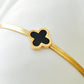 Clover snake chain bracelet