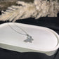 Fashionable Opal Butterfly Pendant Necklace