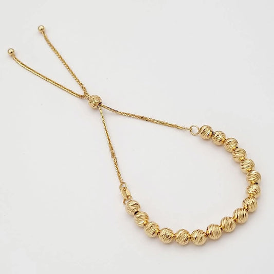 Gold Beads Bracelet