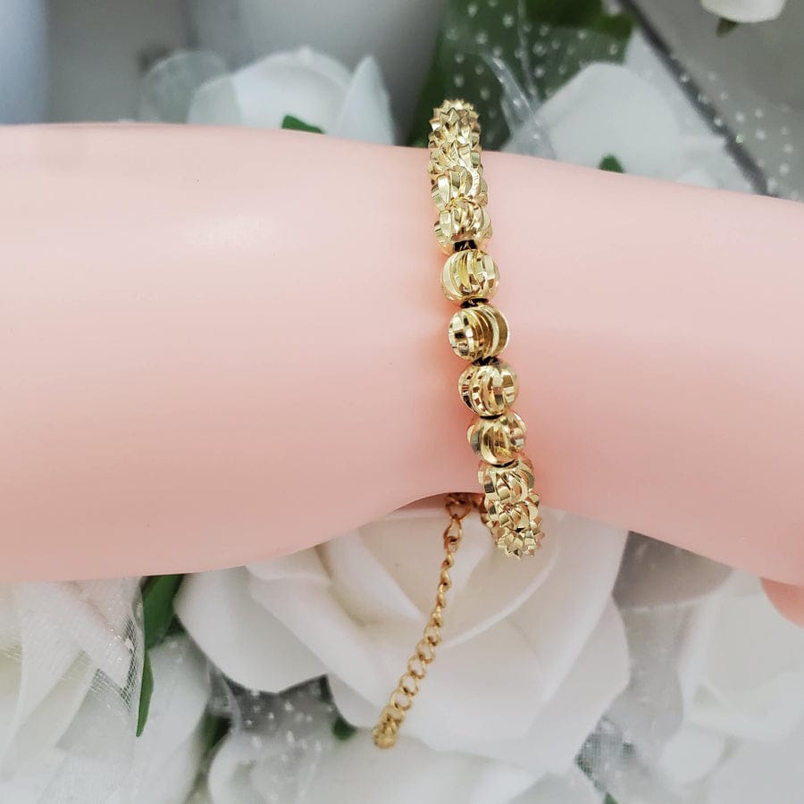 Gold Beads Bracelet