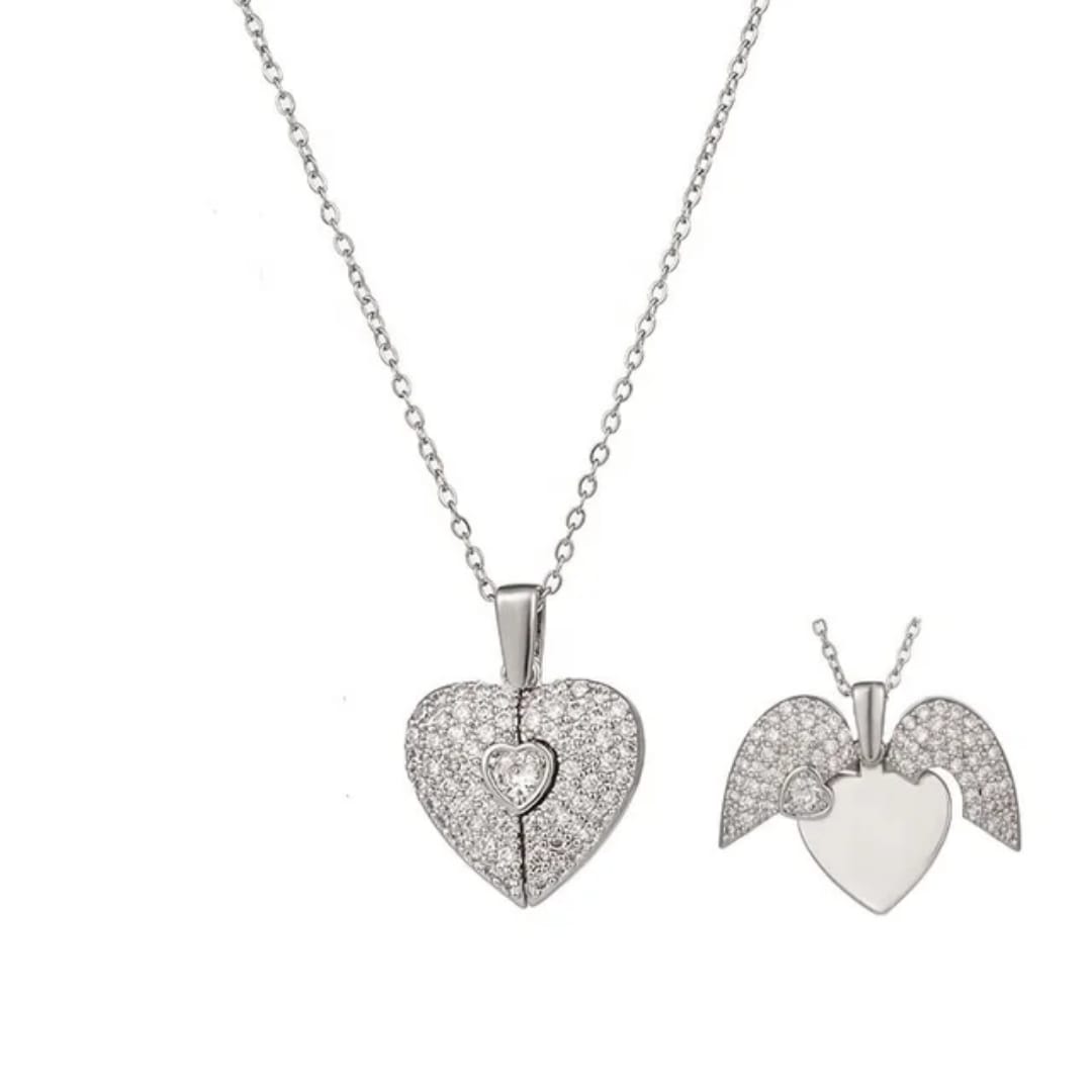 Heart Titanium Seel Necklace